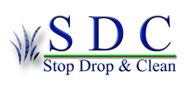 [Stop Drop & Clean Logo]